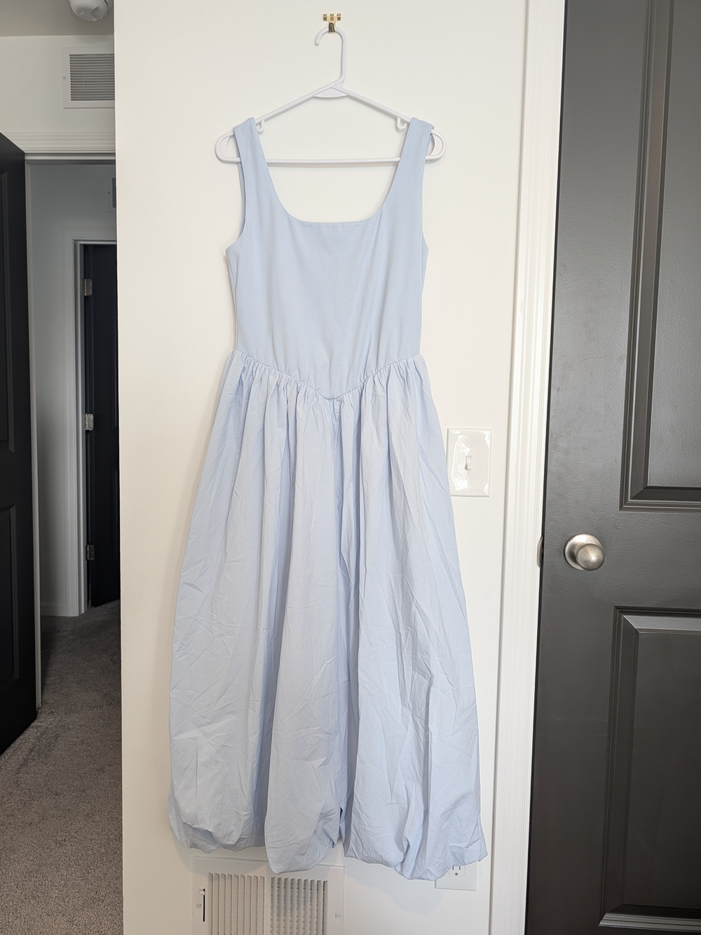 NWT Commense Light Blue Sleeveless Maxi Dress